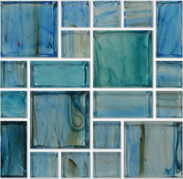 Aquabella Fjord Silent Pattern Glass Tile